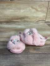 Bebe Babe Faux Fur Slide Sandals Pink sz 1c