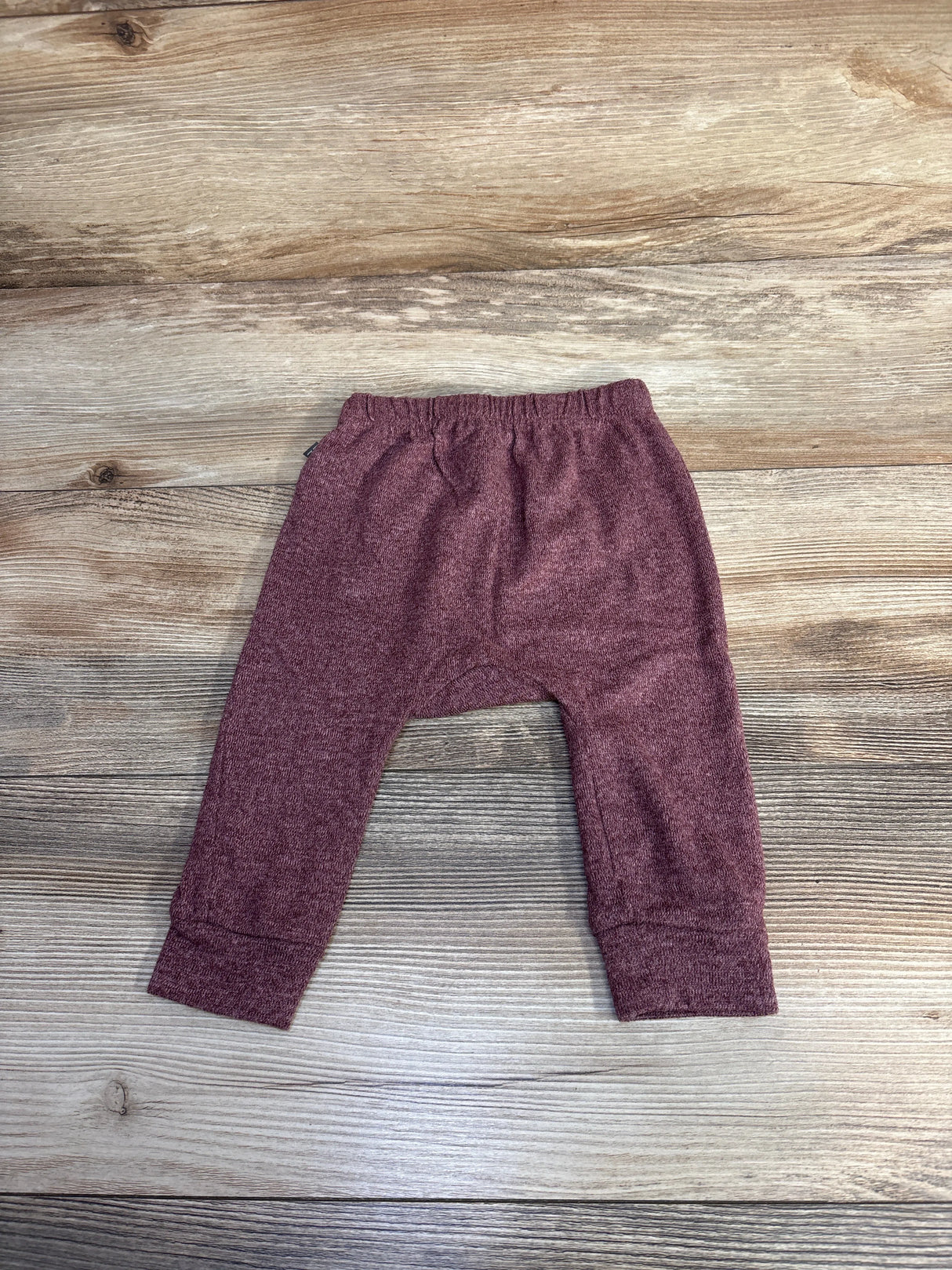 Modern Moments Drawstring Pull On Pants Burgundy sz 6-9m