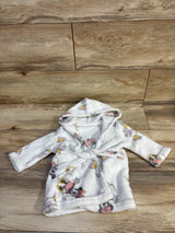 Disney Baby Minnie Mouse Plush Robe White sz 0-12m