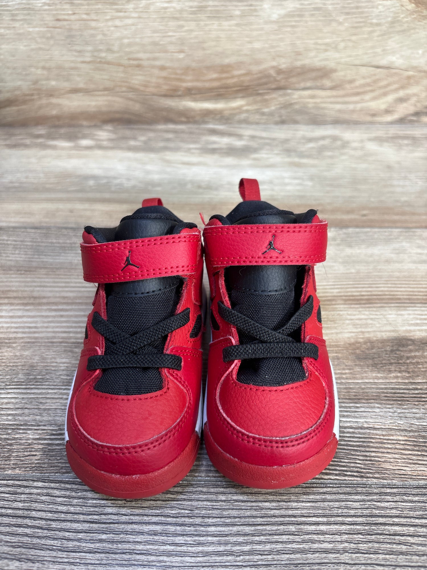 Air Jordan Flight Club 91 TD 'University Red' Sneakers sz 5c