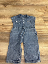 Chambray Button Up Jumpsuit Light Blue sz 18-24m