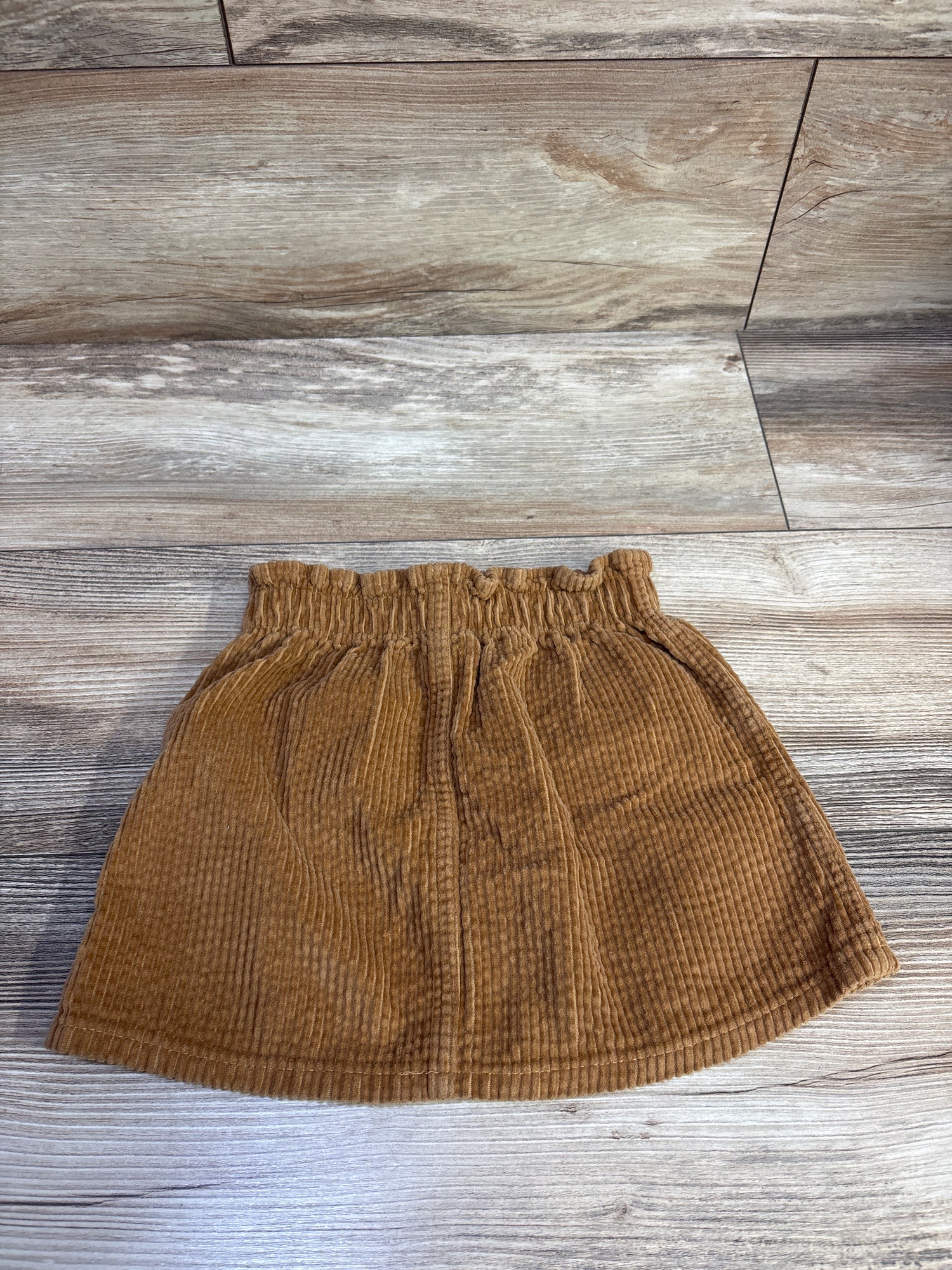 Old Navy Heart-Pocket Button-Front Corduroy Skirt Brown sz 3T