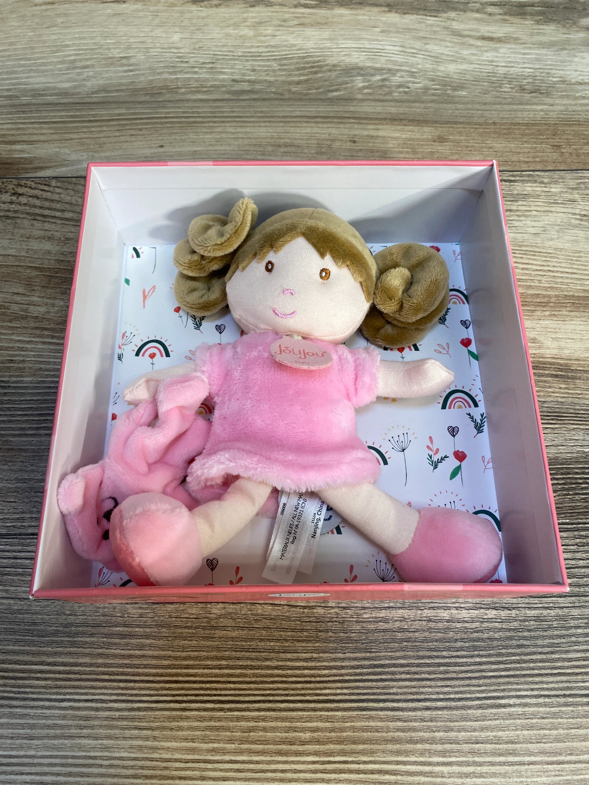 NEW JoliJou Paris My First Doll Demoiselle Rose Mini