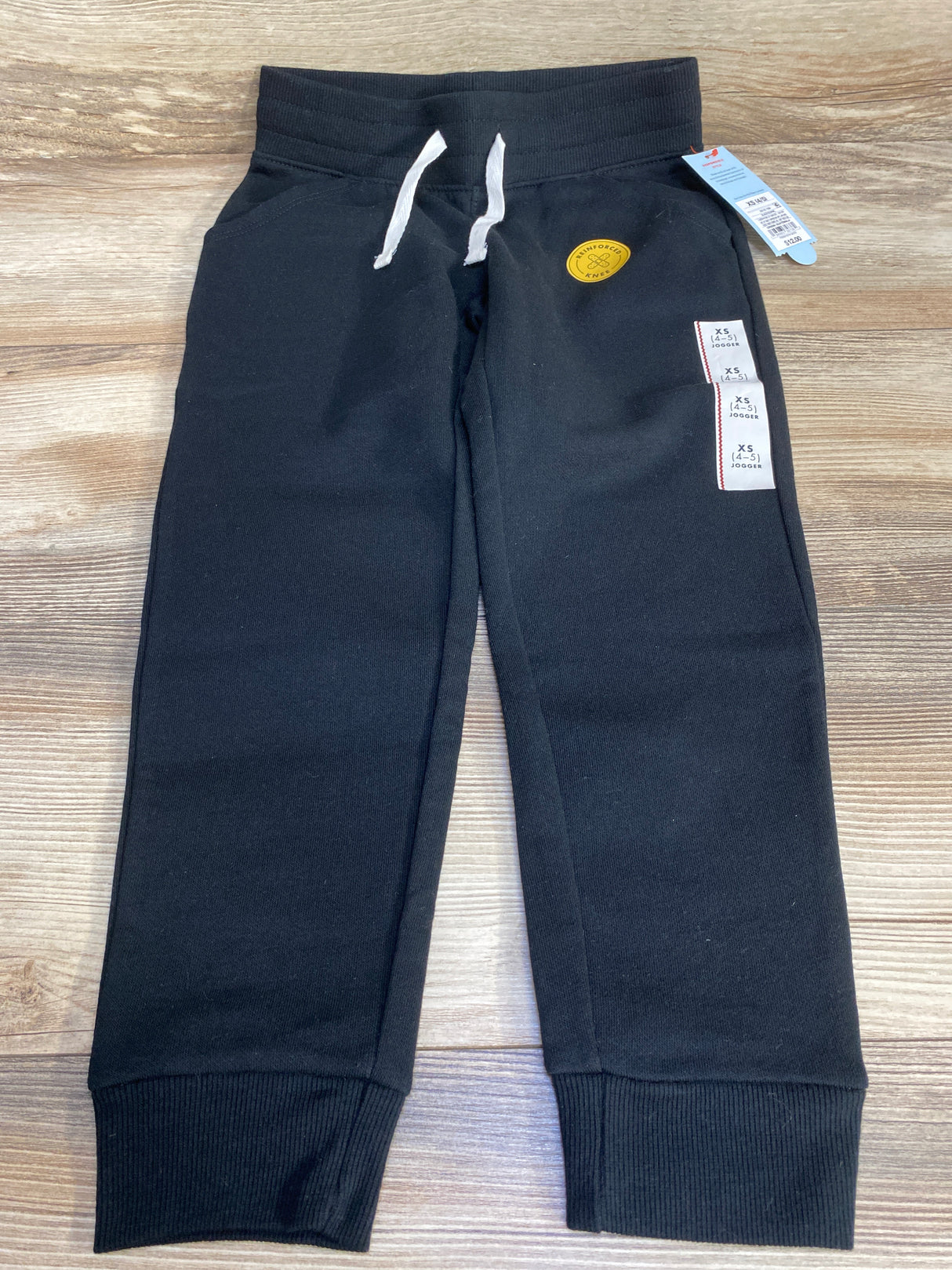 NEW Cat & Jack Drawstring Joggers Black sz 4-5T