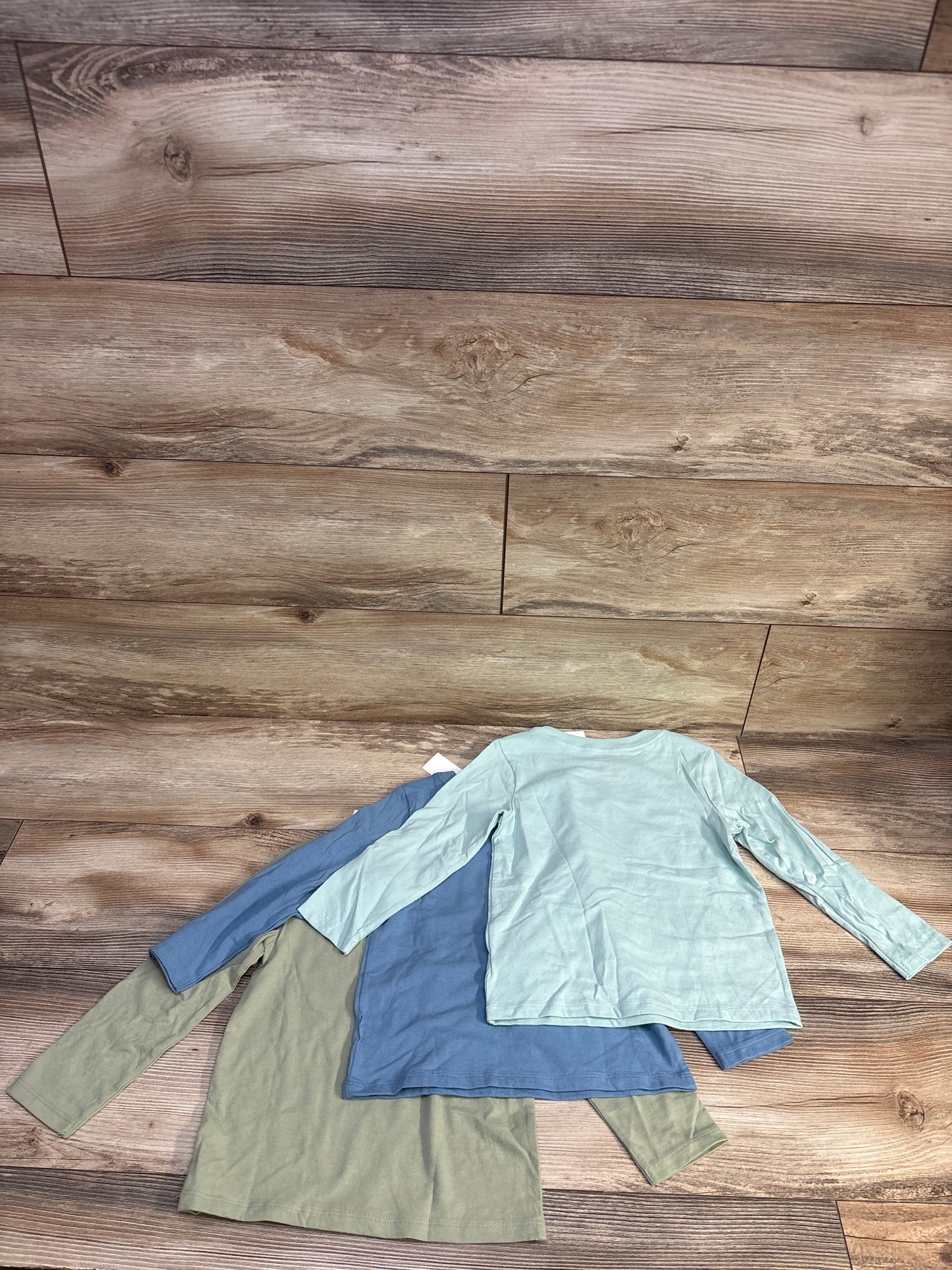 NEW Cat & Jack 3pk Long Sleeve Shirts Blue sz 3T