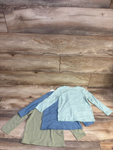 NEW Cat & Jack 3pk Long Sleeve Shirts Blue sz 3T