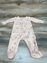 Carter's Floral Little Sister Sleeper Pink sz 6m