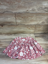 Member's Mark Floral Long Sleeve Peplum Top  Pink sz 2T