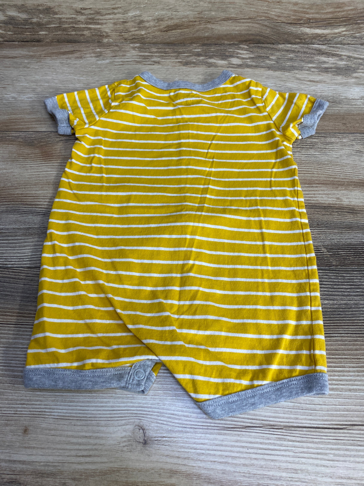 Carter's Striped Shortie Romper Yellow sz 18m