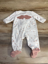 Just One You Moon & Stars Blanket Sleeper White sz 3m - Me n Mommy To Be