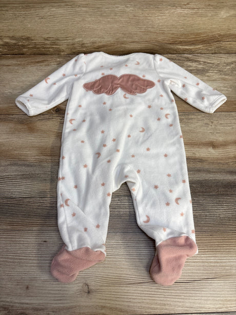 Just One You Moon & Stars Blanket Sleeper White sz 3m - Me n Mommy To Be