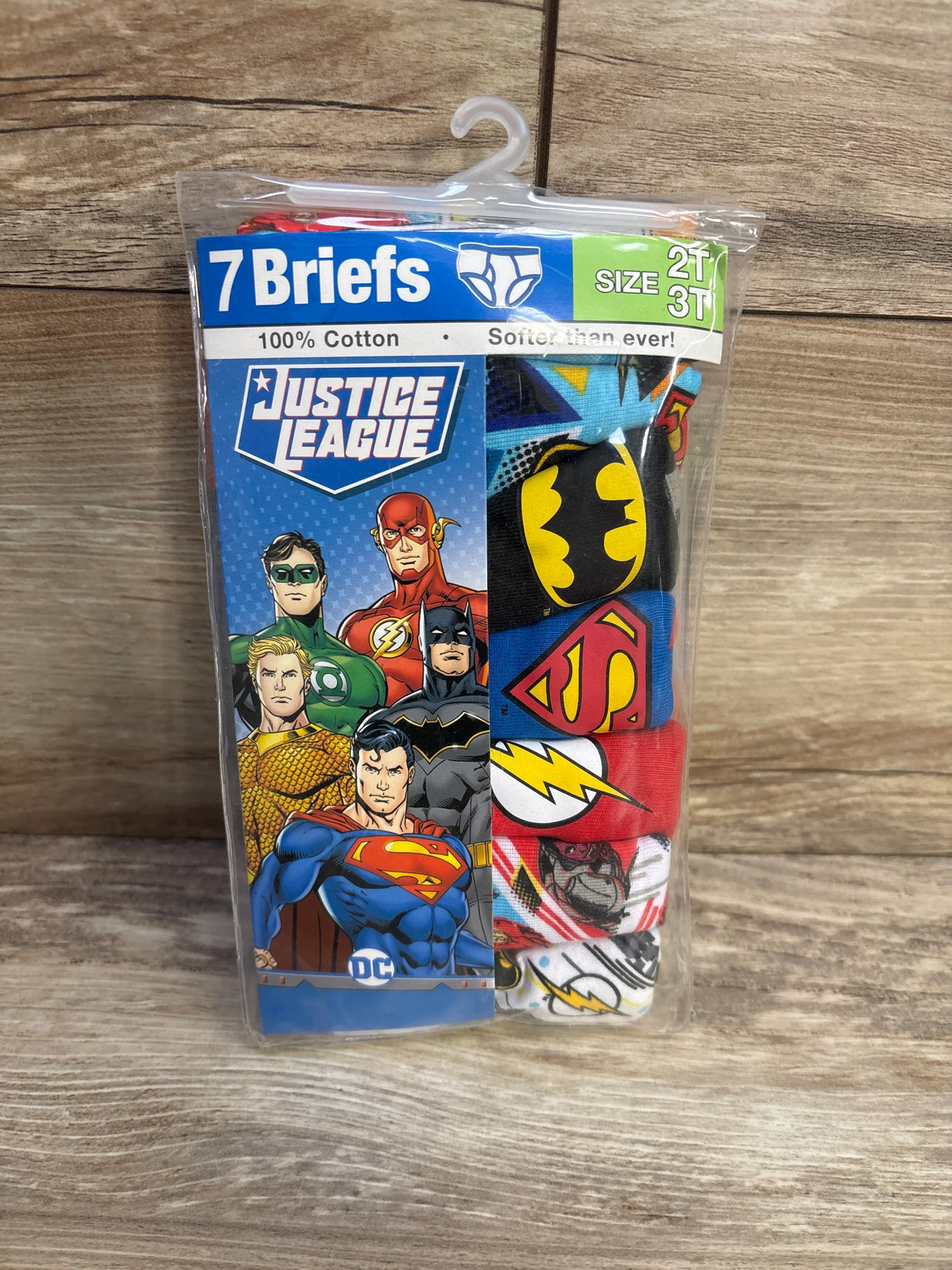 NEW Boy's Justice League 7pk Briefs sz 2T-3T - Me n Mommy To Be