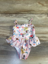Disney Princess 1pc Peplum Swimsuit Pink sz 18m