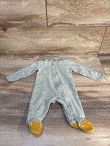 Carter's Heart Print Sleeper Sage sz Newborn