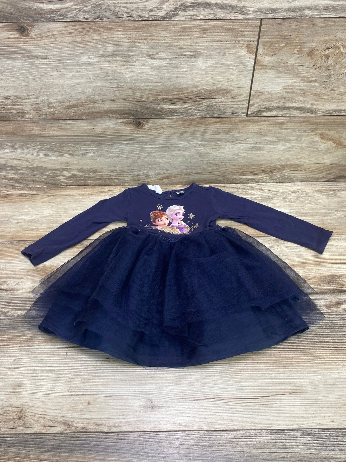 H&M Disney Frozen Tulle Dress Navy sz 2T