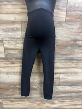 CRZ Yoga Cropped Maternity Leggings Black sz XS
