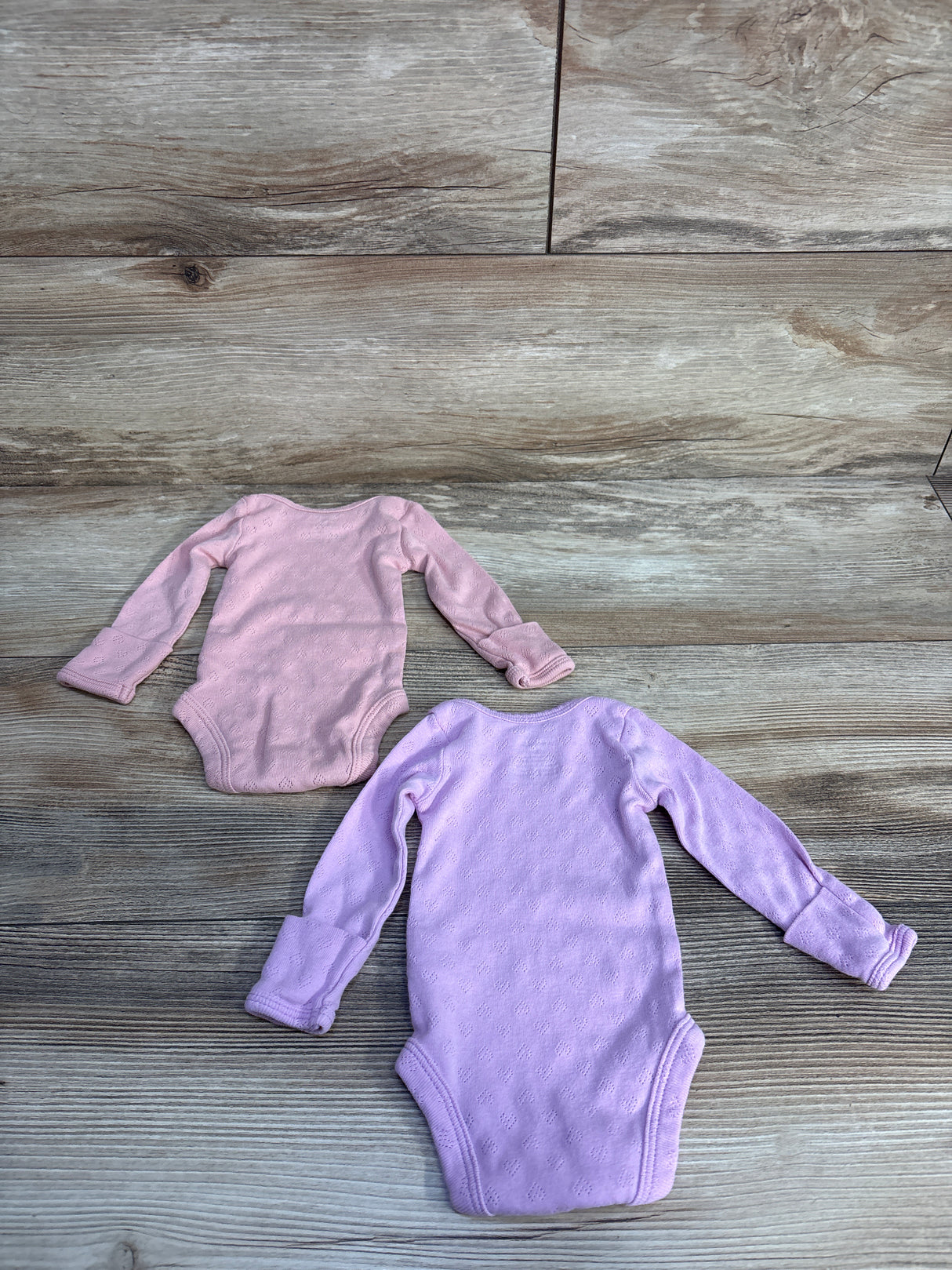 Carter's 2pk Heart Print Bodysuit Set Pink sz Preemie