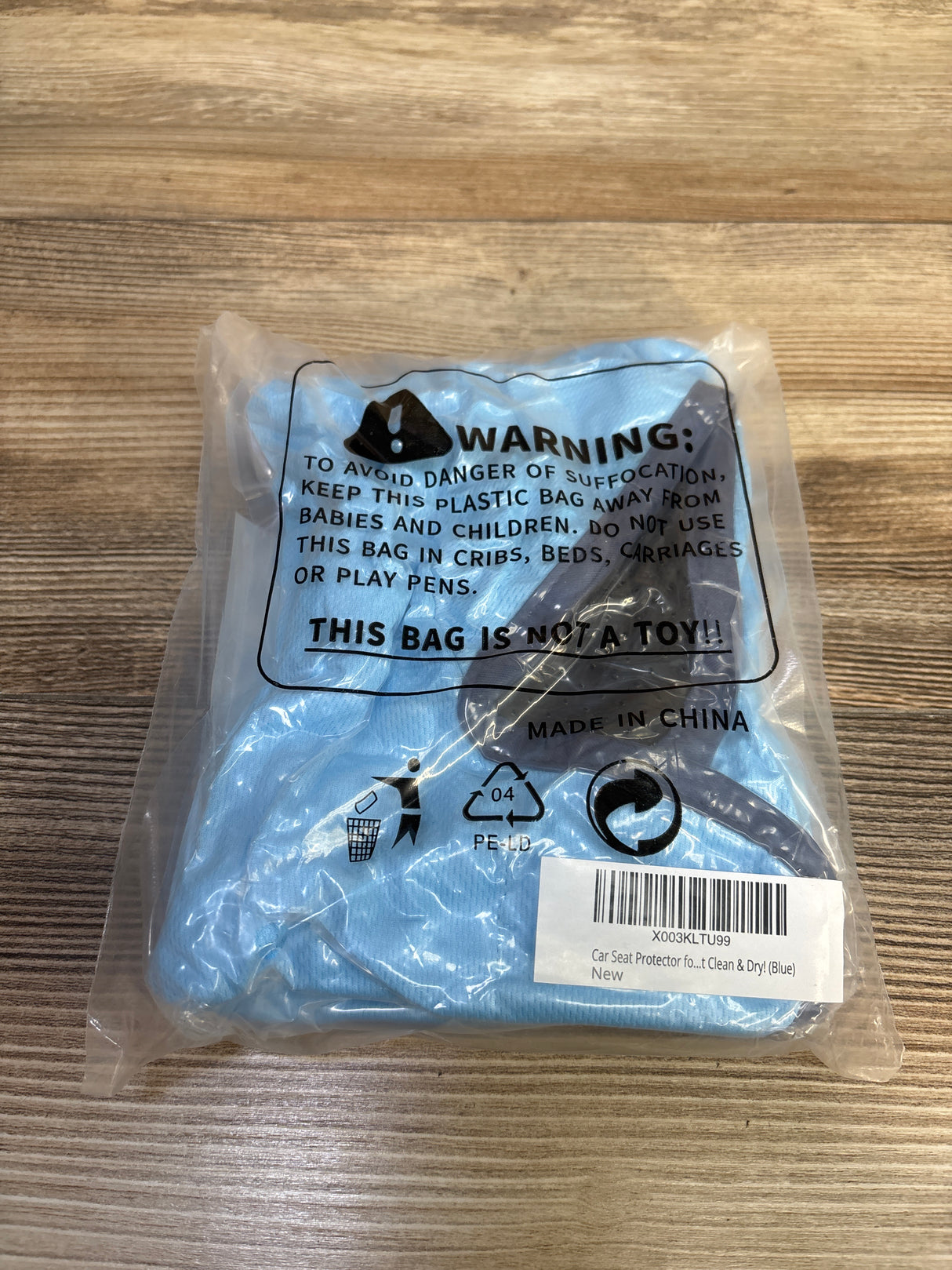 NEW Lynmark Potty Training Car Seat Protector Cover in Blue