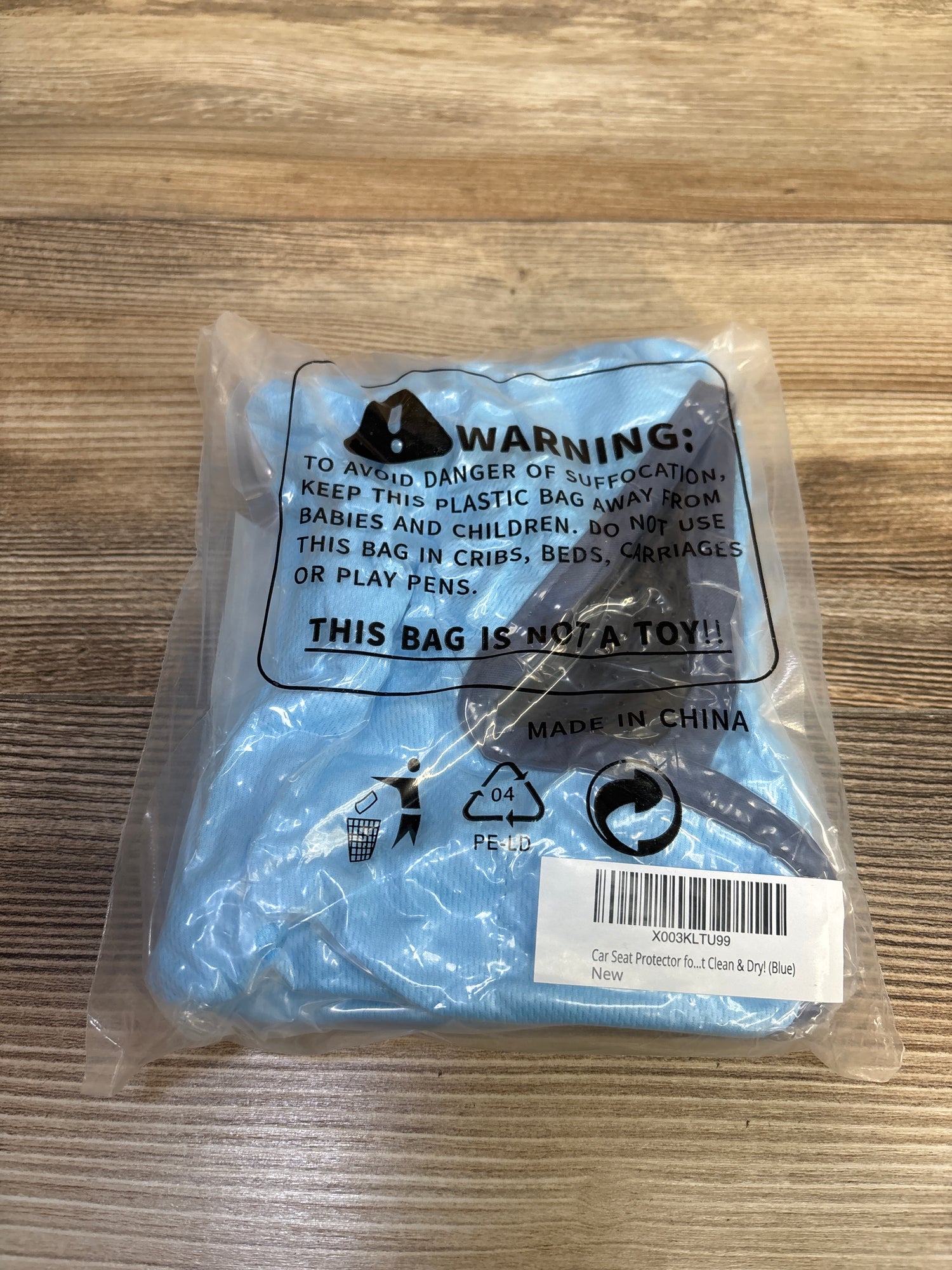 NEW Lynmark Potty Training Car Seat Protector Cover in Blue