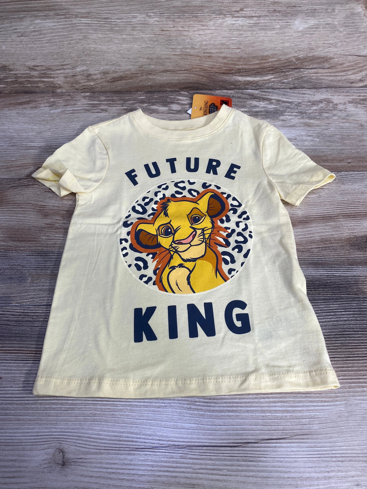NEW Old Navy Disney The Lion King Shirt Yellow sz 4T