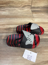 NEW Shark Slide Sandals Red sz 5-6c