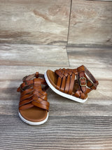 Wonder Nation Braided Gladiator Sandals Brown sz 2c