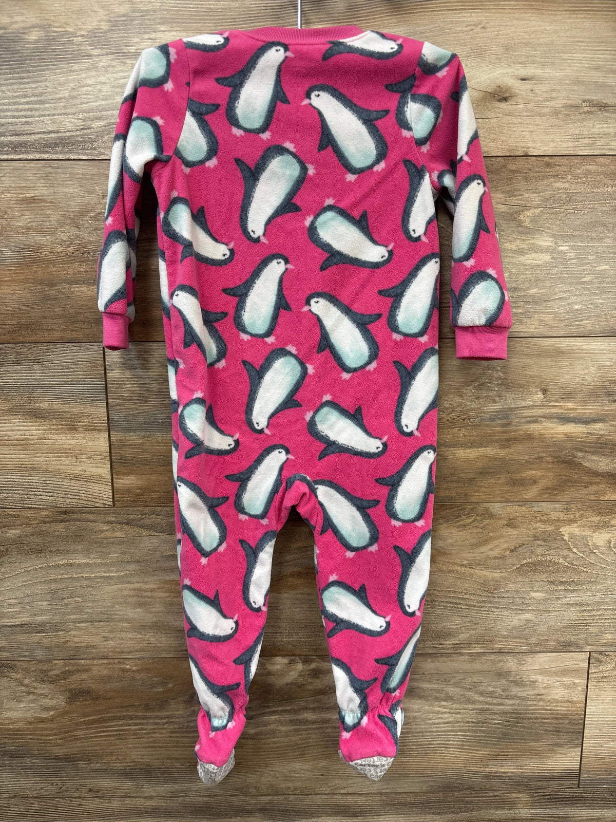 Just One You Penguin Blanket Sleeper Pink sz 2T