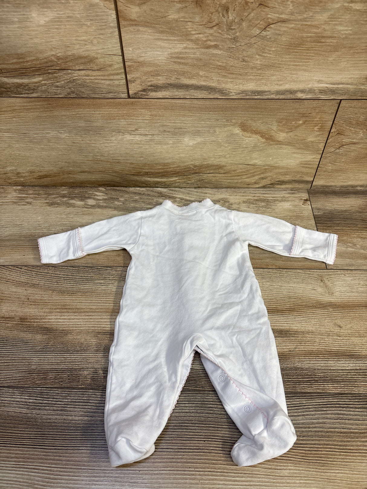Kissy Kissy Snap Sleeper White sz Newborn