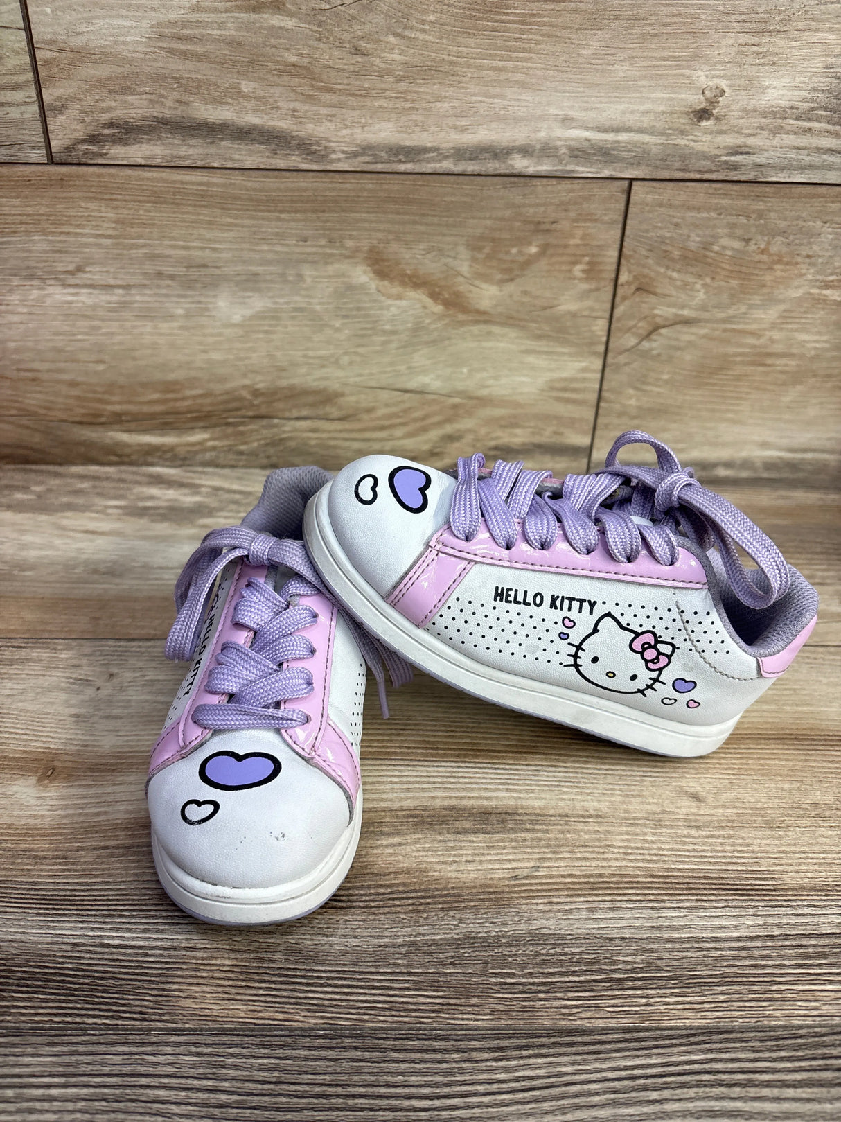 Sanrio Hello Kitty Lace Up Sneakers White sz 11c