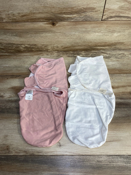 KeaBabies 2pk Swaddle Wraps White/Pink sz 0-3m - Me n Mommy To Be
