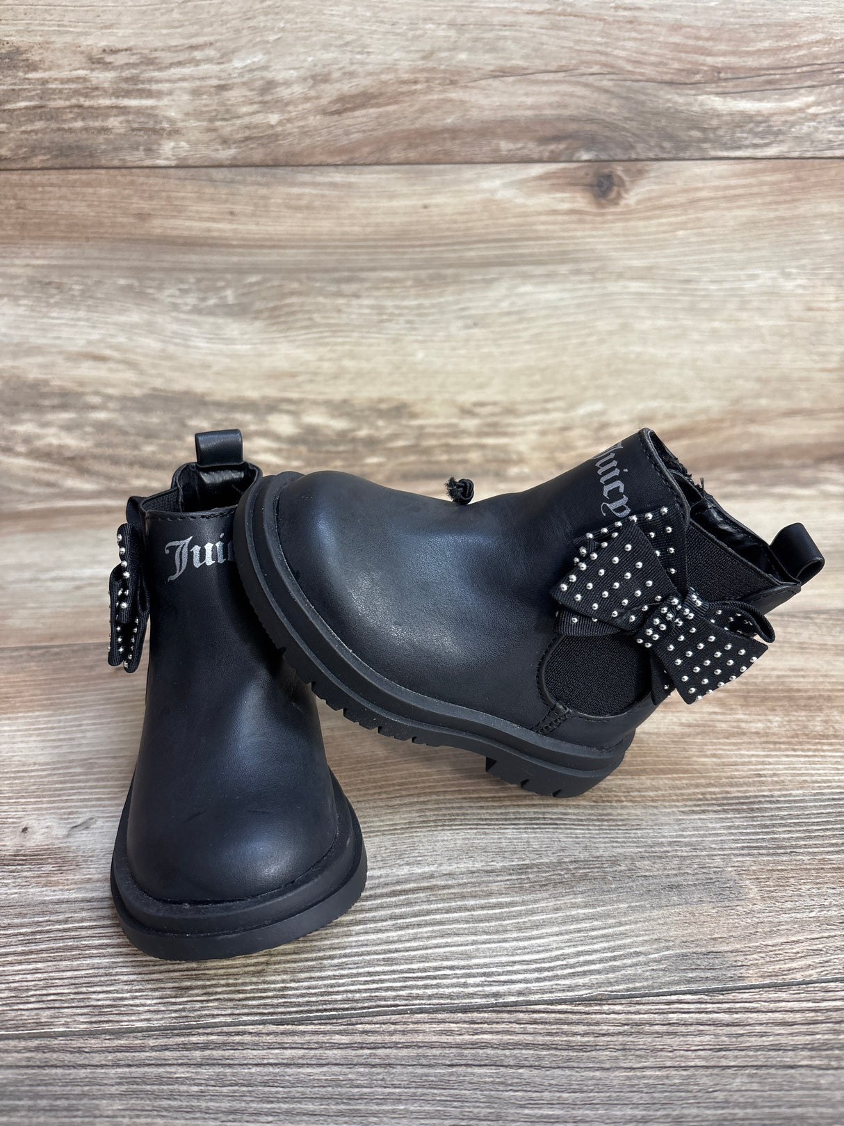 NWOT Juicy Couture Lil Arcadia Ankle Boots Black sz 5c