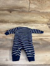 Carter's Striped Polo Coverall Navy sz 3m
