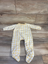 Side Snap Ruffle Sleeper Yellow sz 9-12m