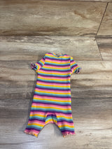 Shein Plucky Daisy Ribbed Shortie Romper Multicolor sz Newborn