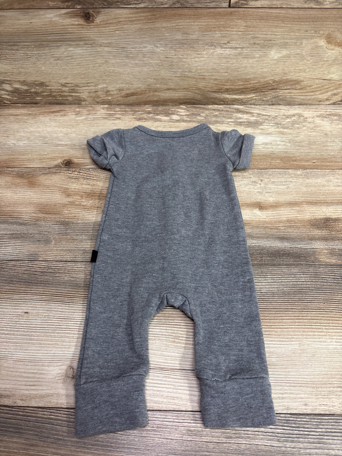 Littlest Prince Couture Button-Front Jumpsuit Grey sz 6m