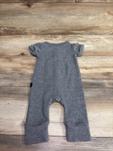 Littlest Prince Couture Button-Front Jumpsuit Grey sz 6m