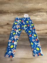 NEW Dot Dot Smile Floral Leggings Blue sz 2T