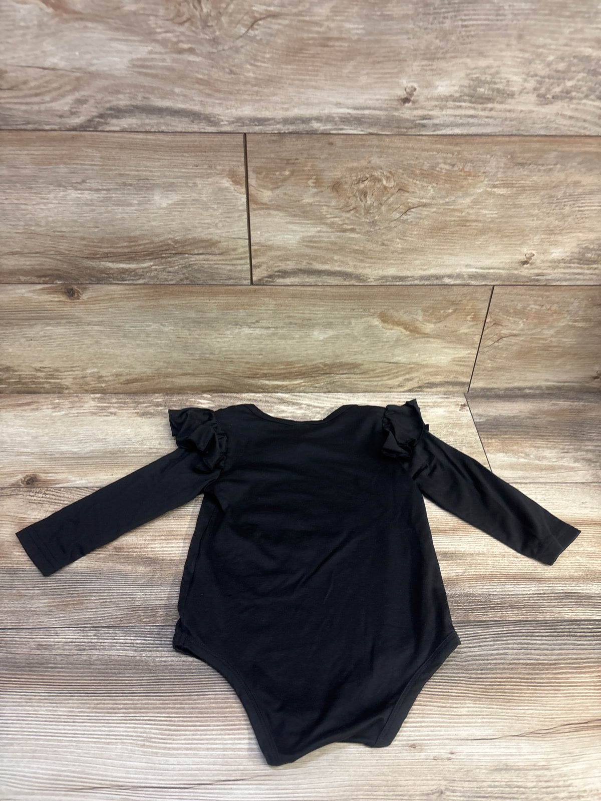 Shein My First Thanksgiving Bodysuit Black sz 12-18m