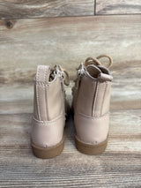 Old Navy Faux-Leather Combat Boots Beige sz 6c