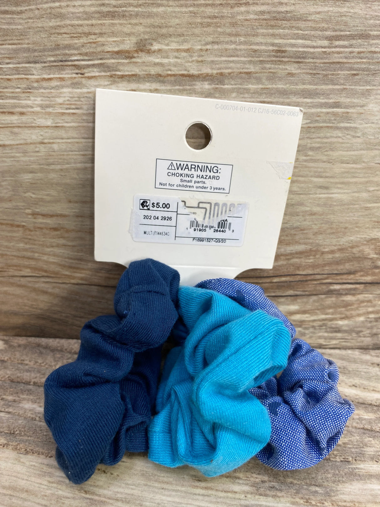 NEW Cat & Jack Hair Ties Blue 3pk