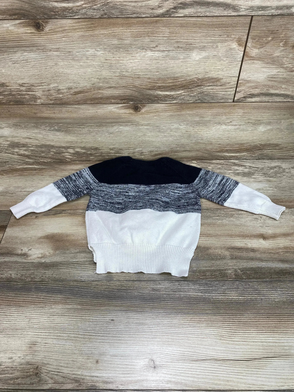 Little Bipsy Color Block Sweater Black sz 6-12m