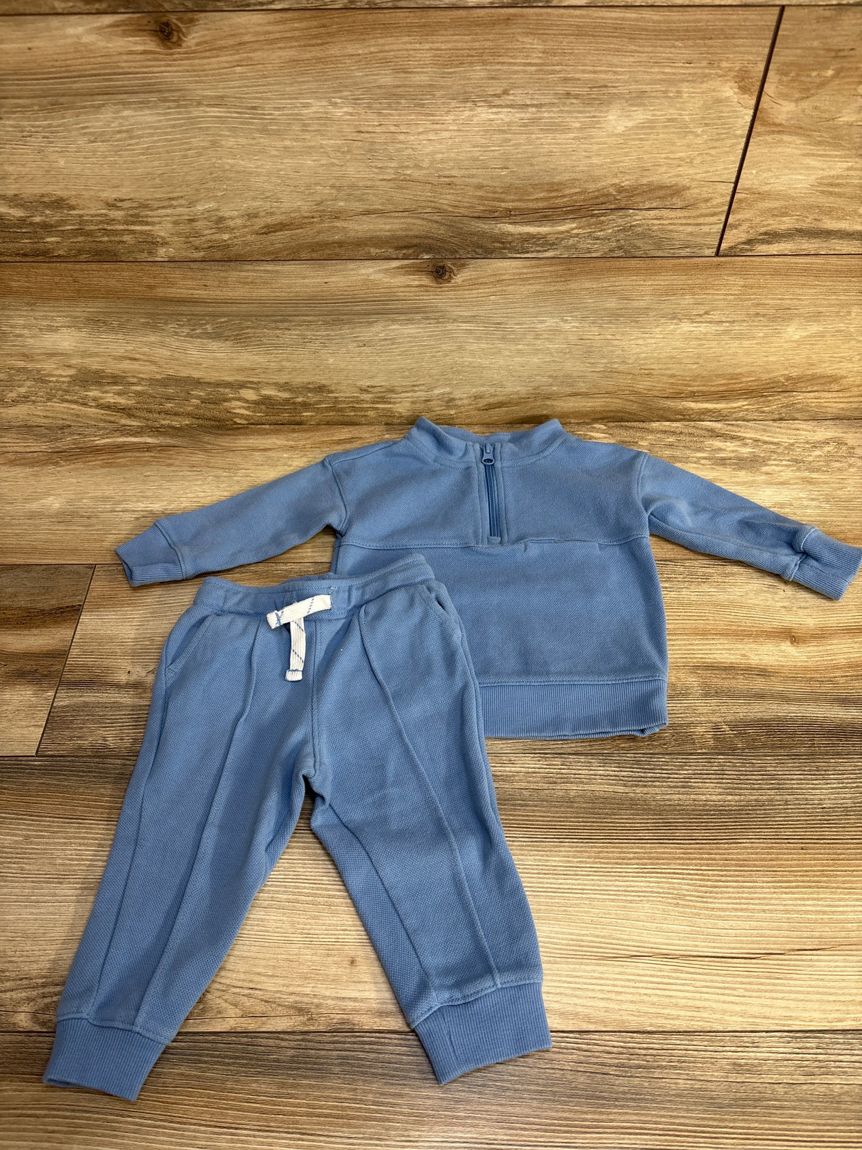 Cat & Jack 2pc Pullover & Joggers Blue sz 18m - Me n Mommy To Be