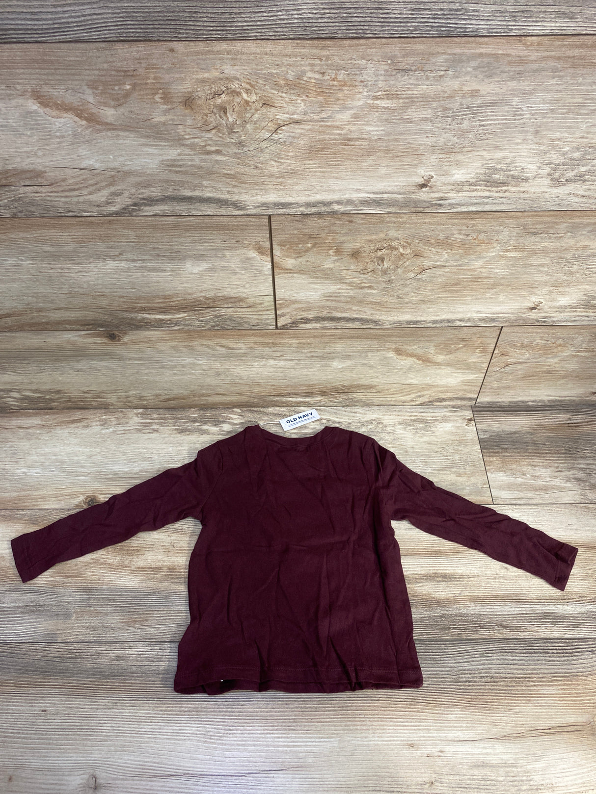 NEW Old Navy 'Good Vibes' Maroon Shirt sz 3T