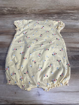 Carter's Floral Shortie Romper Yellow sz 24m