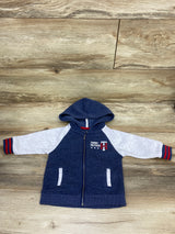 Tommy Hilfiger Full Zip Hoodie Blue sz 6/9m