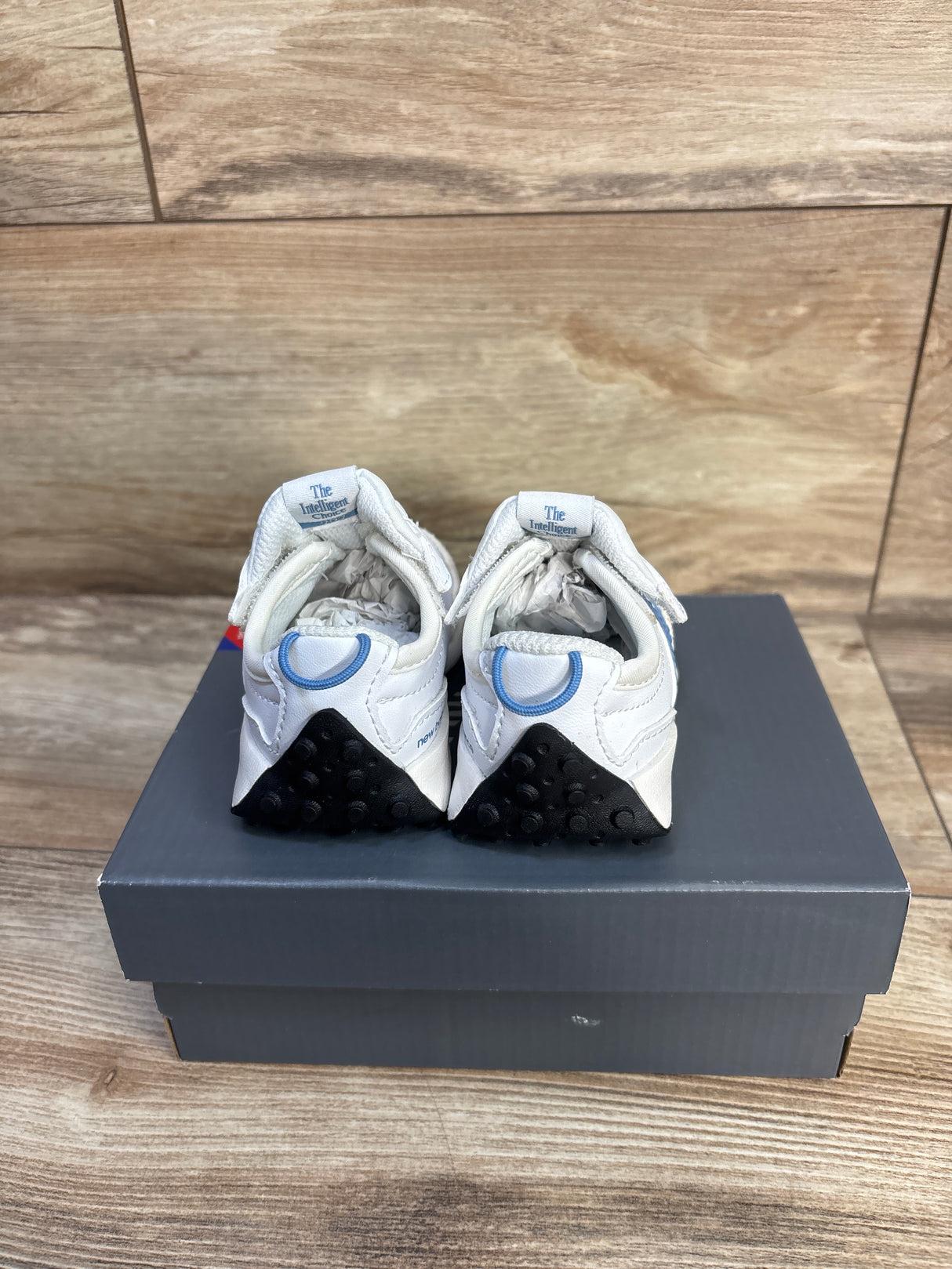 NEW New Balance New-B Hook and Loop Sneakers White sz 2c