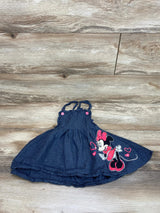 Disney Junior Minnie Pinafore Dress Grey sz 2T