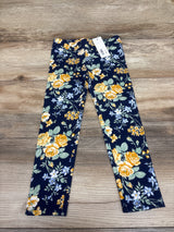 NEW Janie & Jack Floral Leggings Navy sz 3T