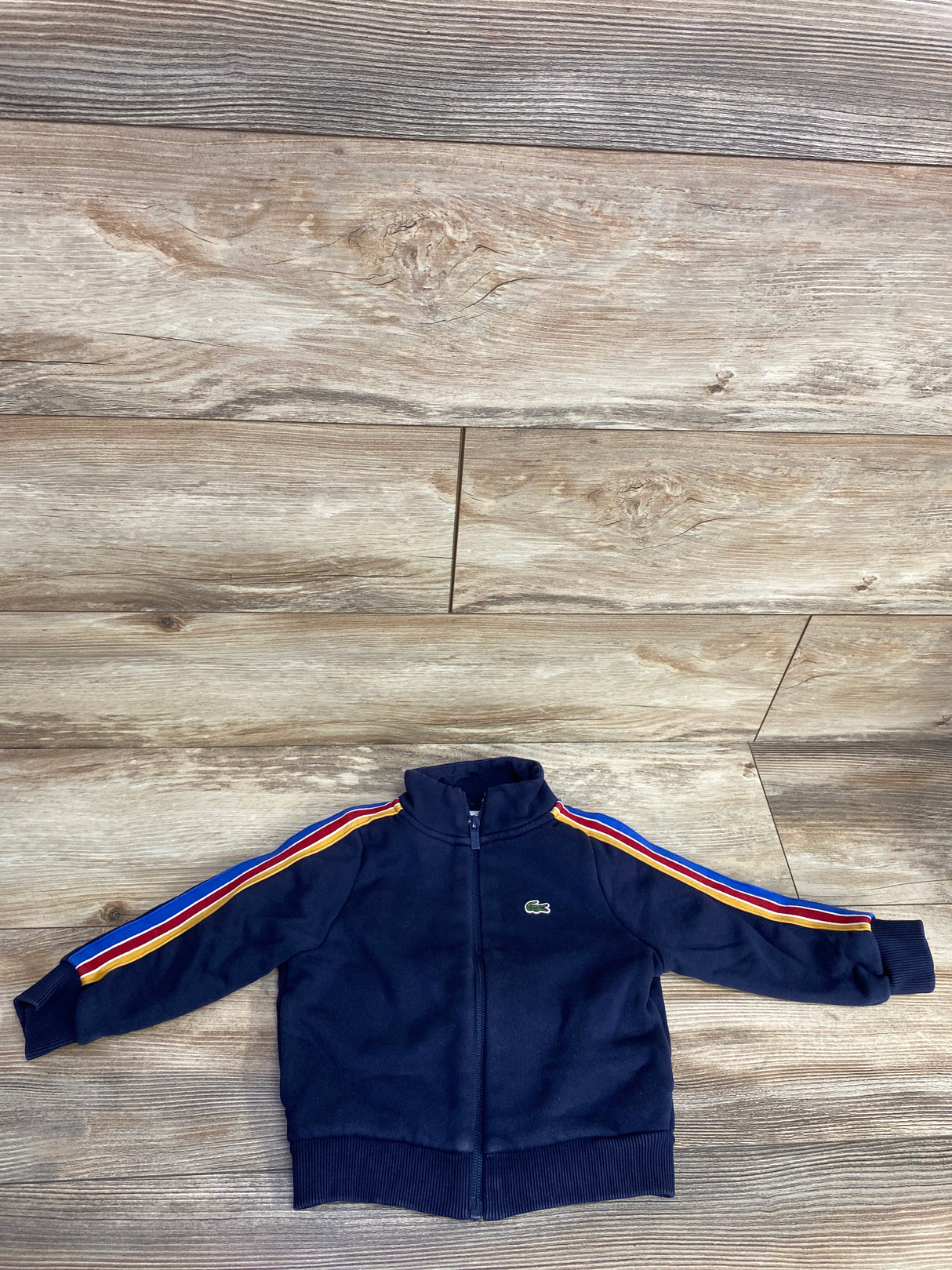 Lacoste Sweatshirt Full Zip Jacket Navy sz 2T
