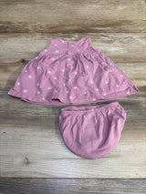 Carter's 2pc Sun Print Dress & Bloomers sz 6m